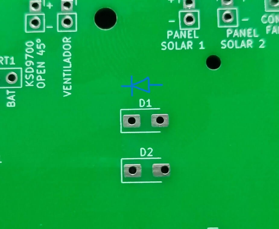 Sensor KSD9700 sobre batería